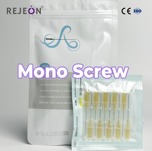 เกลียวเดี่ยว R Mono Screw Thread Los Hilos PDO/PCL/PLLA ของเกาหลี ขนาด 26g 38 มม. ได้รับมาตรฐาน MSDS/ISO/CE สำหรับการฝึกอบรมด้านความงาม <span class=keywords><strong>ยก</strong></span><span class=keywords><strong>กระชับ</strong></span><span class=keywords><strong>ใบหน้า</strong></span> มีบริการ OEM/ODM - Product Image 1