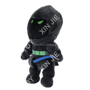 Peluche di <span class=keywords><strong>Darth</strong></span> Vader Imbottito in Cotone PP Personalizzabile con Lama Blu, Giocattolo di Peluche Jedi Nero - Product Image 3
