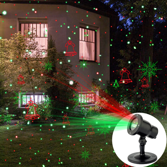 KSWING Mini Outdoor Laser Projector Decorative Lighting for Garden Tree House Wall Holiday & Christmas Landscape Decoration