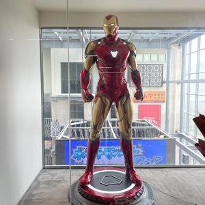 A grandezza naturale MK85 <span class=keywords><strong>Iron</strong></span> <span class=keywords><strong>Man</strong></span> scultura con luci a Led a dimensione reale personaggio cinematografico in resina statua uomo in ferro scultura - Product Image 3