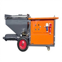 Pompe multifonctionnelle 711 pour le plâtrage du béton et des murs, machine à projeter le mortier fabriquée en Chine, 7,5 kW 380V