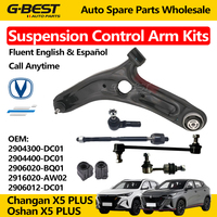 Kits de bras de suspension pour Changan Oshan X5 PLUS : bras inférieur avant, biellette de stabilisation, silentbloc de barre stabilisatrice, rotule de direction extérieure