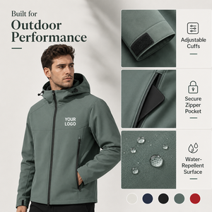 Custom Tactical Outdoor <b>Jacket</b> Utility Pocket Design Water Resistant Performance Coat for Security Patrol Teams - Product Image 1
