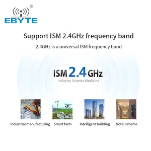 Ebyte E65-2G4T12S 12dBm Full Duplex Rf Module Iot Transmitter and <b>Receiver</b> 2.4GHz RF <b>Wireless</b> Transceiver Serial Port Module - Product Image 4