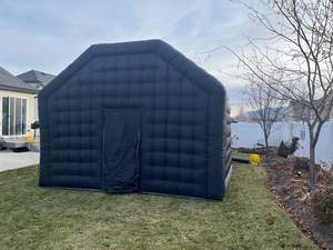 Increíble Estación <span class=keywords><strong>de</strong></span> <span class=keywords><strong>Tren</strong></span> Inflable Personalizada/Área <span class=keywords><strong>de</strong></span> Espera Inflable, Casa <span class=keywords><strong>de</strong></span> Campaña Inflable, Cabaña <span class=keywords><strong>de</strong></span> Madera para Acampar, Impermeable - Product Image 4