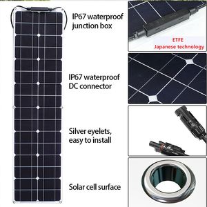 ETFE – <span class=keywords><strong>Kit</strong></span> de panneaux solaires flexibles pour balcon, Portable, mono, 200W, 600W, 800 watts, système d'énergie <span class=keywords><strong>solaire</strong></span>, chargeur pour maison, <span class=keywords><strong>Camping</strong></span>, voiture - Product Image 2