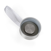 Bouteille d'eau en verre de 550 ml, style classique, écologique, portable, pour les voyages en plein air, les sports, passe au lave-vaisselle, avec couvercle en acier inoxydable