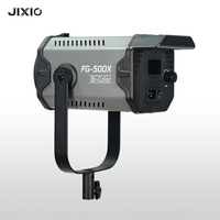 Lumière vidéo LED COB 500W avec contrôle sans fil par application, bicolore 2700K-6500K, IRC≥97, gradation progressive pour studio et diffusion en direct