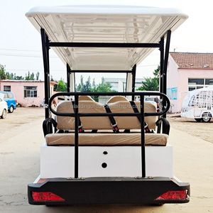 Autobús turístico eléctrico, autobús turístico escénico, 5 filas, 14 asientos, coches de transporte de hotel de fábrica, coche patrulla - Product Image 4