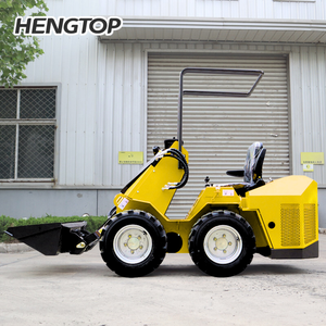 Giá rẻ Orchard Mini Skid chỉ đạo Bộ nạp thủy lực bánh xích bánh xe Skid chỉ đạo Bộ nạp động cơ diesel DIESEL Skid chỉ đạo Bộ nạp xô - Product Image 3