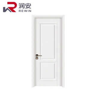 Simple de madera maciza insonorizada fuctioin puerta con una del diseño de la puerta del panel para mainroom