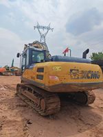 Excavadora de cadenas XCMG XE215DA de 21 toneladas, año 2021, Tier 3, bajo consumo de combustible, alta eficiencia hidráulica, usada, en stock.