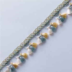 Fengdai - Accesorios <span class=keywords><strong>para</strong></span> <span class=keywords><strong>Muebles</strong></span> de Rayón 100% Suave, Decoración Hecha a Mano, Cortina de Encaje con <span class=keywords><strong>Borlas</strong></span> y Flecos - Product Image 6