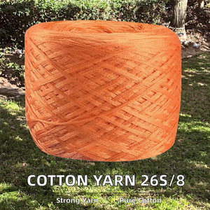 Fil à tricoter artisanal 26S/8 100% <span class=keywords><strong>coton</strong></span>, 26 couleurs, fil fantaisie uni <span class=keywords><strong>mercerisé</strong></span> pour la couture et le tissage, <span class=keywords><strong>pelote</strong></span> de 250g - Product Image 2