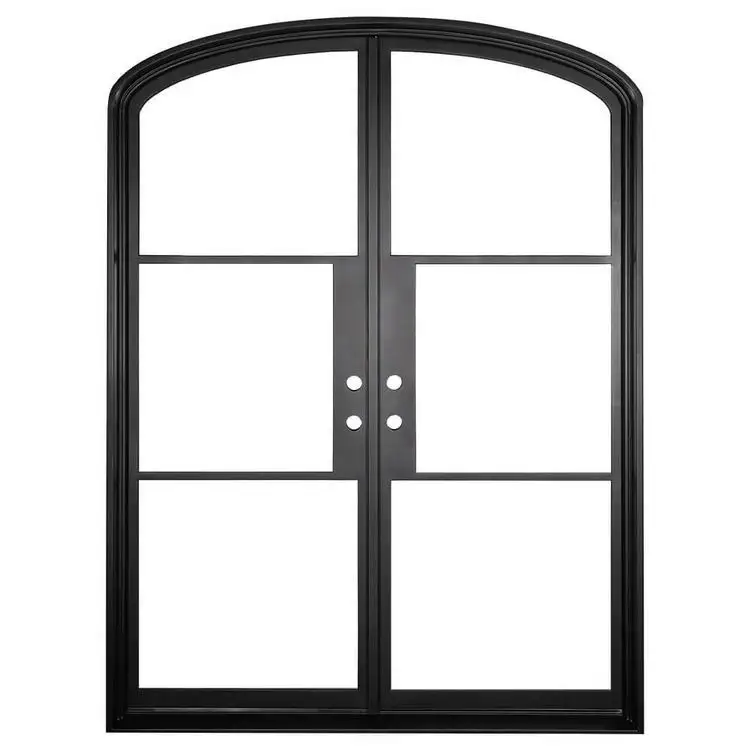 Puertas individuales de acero externo, puerta abatible de seguridad de cobre, puertas exteriores usadas a la venta