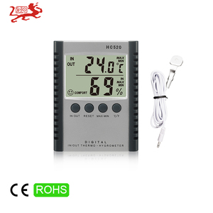HC520 Digitales In-Outdoor-Thermo-Hygrometer mit externem <span class=keywords><strong>Sensor</strong></span>-Genauer Temperatur-Feuchtigkeit monitor für Heim/Büro/Industrie - Product Image 1