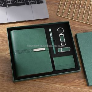 Regalos promocionales logotipo personalizado ejecutivo Vip médicos corporativos artículos de regalo médico 4 en 1Business A5 Notebook tarjetero conjunto de regalo - Product Image 2