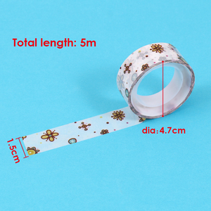 Foska Văn Phòng Phẩm Đầy Màu Sắc Đáng Yêu Dính Phim Hoạt Hình TỰ LÀM <span class=keywords><strong>Washi</strong></span> Băng - Product Image 2