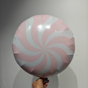 18 pulgadas Macaron molino de viento globos de papel de aluminio Feliz cumpleaños fiesta decoración <span class=keywords><strong>foto</strong></span> Prop Baby Shower regalos caramelo fútbol globo de helio - Product Image 5