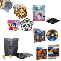 Sacs en Mylar découpés sur mesure imprimés, en plastique, de 3,5/7/14/28g (1oz/poinds/lb), avec boîtes de présentation, étuis pour CD/DVD et pochettes Ziplock
