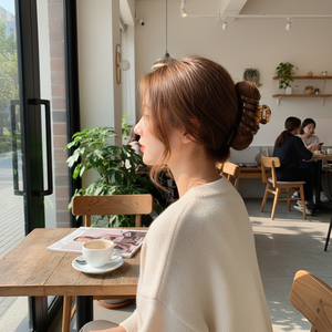 Elegante di lusso stampato in raso coda di cavallo titolari di tendenza moda accessori per capelli per le donne e le ragazze vendita calda all'ingrosso - Product Image 3