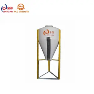 Fabricantes chineses Fiberglass Food Silo Chicken House Silo Feed Silo Para Venda