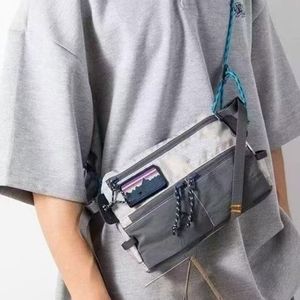 Mochila Pequeña de Lona Ligera para Camping, Estilo Casual y Moderno, para Parejas, Bolso Cruzado de un Solo Hombro, Moda Urbana - Product Image 2