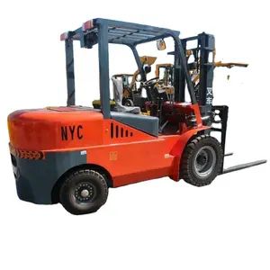 UN Forklift 3 Ton Truk Forklift Diesel Montacargas/Forklift Cina Forklift Murah 1.5 Ton 2 Ton 3 Ton Bongkar Beban Palet