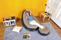 Ensemble de canapés gonflables Avenli 125cmx100cmx85cm – Vente en gros usine – Chaise longue gonflable moderne – Ensembles de canapés-lits gonflables