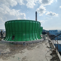 Fabricant professionnel de caches de ventilateurs pour tours de refroidissement GRP 	 Empilement de ventilateurs légers en fibre de verre pour tour de refroidissement carrée/ronde