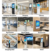 Tragbarer Desktop 7-Zoll-Hotel-Self-Check-Kiosk mit Raum karten ausgabe und schnellem Check-In/Out-Terminal
