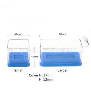 Dental consumables, square-shaped: magnetic bur <b>box</b>. - Product Image 1