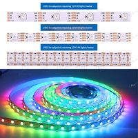 Bande lumineuse LED RGB 12V WS2815, carte nue, IP20, haute luminosité, pour décoration de chambre, de salle de jeu et de fête