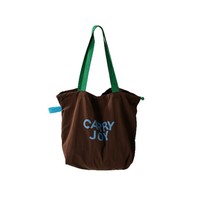 Sac imperméable en nylon à fermeture ouverte avec deux sangles, grande capacité, pour femmes, adapté aux activités de plein air et au shopping