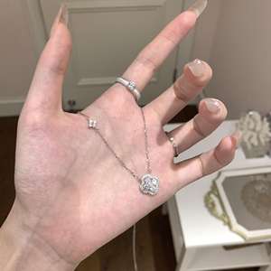 Collier haut de gamme en argent pur S925 plaqué or 18 carats, style chinois, avec diamants et pièces d'or de style national - Product Image 1