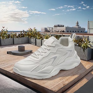Zapatillas Deportivas para Hombre 2025 con Suela Gruesa, Deportivas, con Suela de TPU, Cómodas, Atléticas, Casuales para Exteriores, con Cordones y Malla, para Verano - Product Image 1