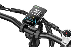 Vélo électrique à pneus larges 20x4.0 en stock UE, moteur 48V 750W, 45km/h, Shimano 7 vitesses, suspension, vélo de montagne pliable, vélo électrique de ville - Product Image 3