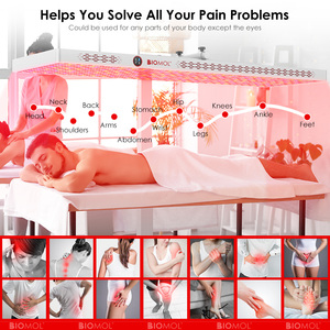 Panneau de luminothérapie LED rouge professionnel à 7 longueurs d'onde avec écran tactile pour soins de la peau du visage à domicile, <span class=keywords><strong>solarium</strong></span>, sauna, salon - Product Image 5