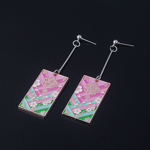 Producto <span class=keywords><strong>de</strong></span> Anime Demon Slayer <span class=keywords><strong>Kimetsu</strong></span> No Yaiba Blade periférico Tanjirou Nezuko pendientes - Product Image 6