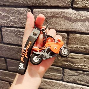 Fashion Men Cool Motorcycle Pendant Keychain Car <b>Key</b> <b>Ring</b> <b>Key</b> Chain Gift - Product Image 5