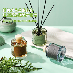 Difusor de Ratán sin Llama de Cuatro Piezas, Fragancia Duradera, Artículo Decorativo para el Hogar, Uso en Interiores, Hoteles y Baños - Product Image 1