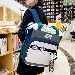 British Fashion Double Shoulder Tutor <b>Bag</b> Crossbody Art Handbag for Primary/Junior High School Students Unisex Breathable - Product Image 5
