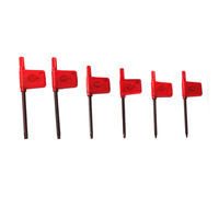 Juego de Llaves Torx Tipo T Rojas y Verdes de Grado Industrial de Alta Calidad, Puntas T6-T20, Tornillos CNC, Personalizables OEM, Antideslizantes