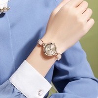 Montre à quartz pour femme de style chinois avec boîtier en alliage, cadran à aiguilles étanche, épaisseur 10 mm