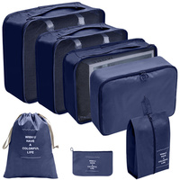 Bas quantité minimale de commande mode 7 pièces Compression organisateurs de bagages sac de voyage emballage personnel Cubes gros sac de voyage organisateur