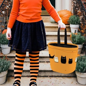 Cubo de dulces de Halloween con imagen personalizada para su decoración festiva y suministros navideños - Product Image 6