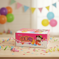 OEM ODM Korean Free Sample Sugar Customised Sweets China Factory Kids Snacks Confectionery Fruity Semi-Soft 12 Box Bulk