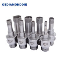 Foret diamanté à noyau serti au gaz personnalisé de 1/2 pouce, matériau HSS, filetage conique, tige droite, béton, 5 mm-6 mm, foret pour trous dans le verre
