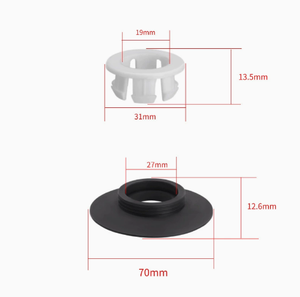 Joint d'étanchéité en silicone pour valve de vidange Y0731A, anti-fuite, compatible avec les réservoirs de toilettes Ideal Standard, pièces de rechange - Product Image 2