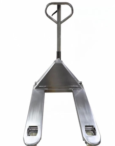 Transpaleta Hidráulica Manual de Acero Inoxidable 304, Capacidad de 2 Toneladas, Ancho de Horquilla de 550 mm/685 mm, Ruedas de PU/Nailon Anticorrosión y Resistentes al Óxido - Product Image 6